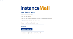 Desktop Screenshot of instancemail.com